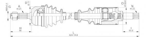 OPEN PARTS DRS6232.00