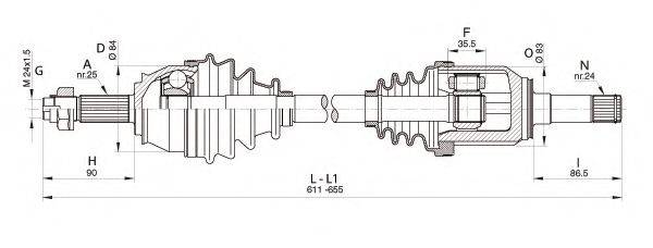 OPEN PARTS DRS6340.00