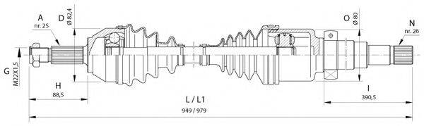 OPEN PARTS DRS6373.00