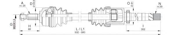 OPEN PARTS DRS6389.00