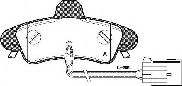 OPEN PARTS BPA0433.12