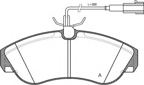 OPEN PARTS BPA0487.11