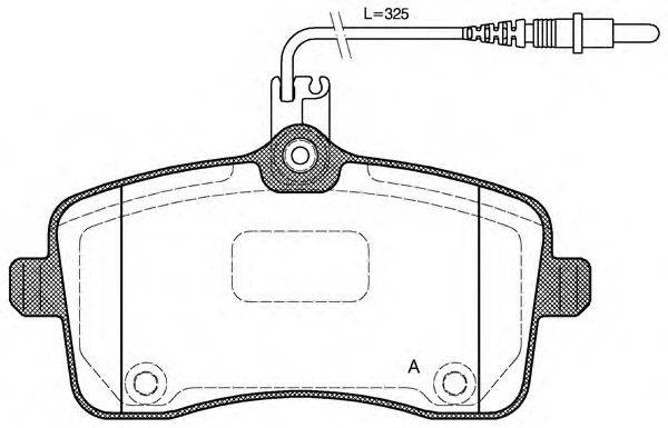 OPEN PARTS BPA1102.04