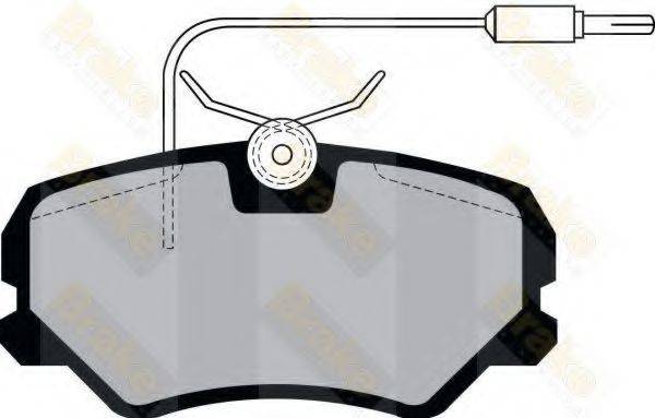 BRAKE ENGINEERING PA1041