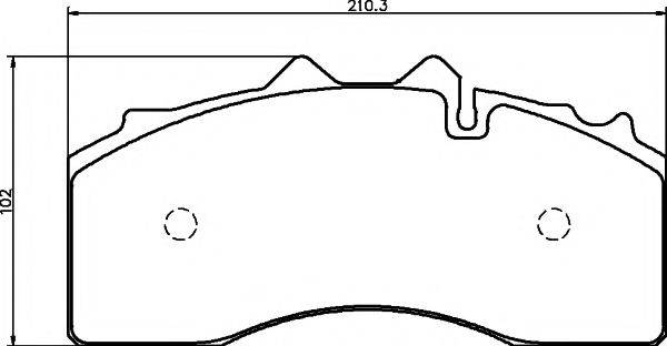 TEXTAR 2922701 Комплект гальмівних колодок, дискове гальмо
