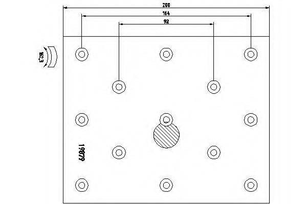 TEXTAR 19879 Гальмівні колодки, барабанне гальмо