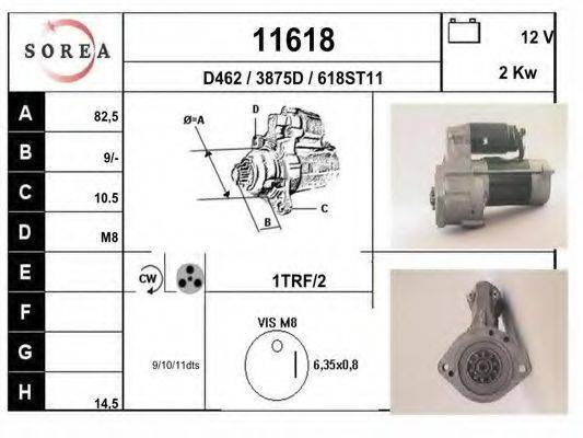 DA SILVA 040456 Стартер