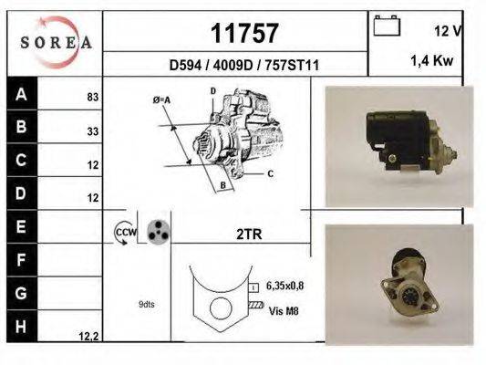 CEVAM 9780 Стартер