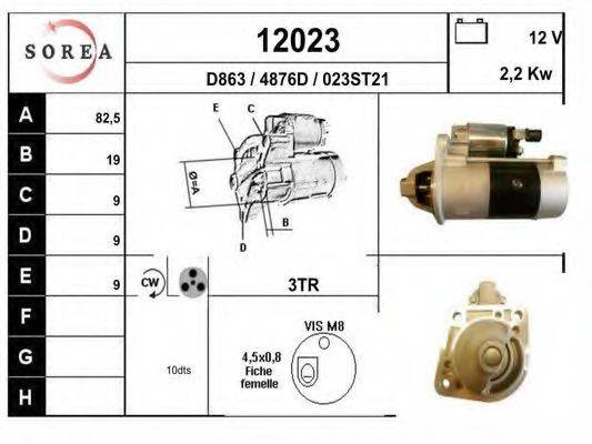 HELLA 253467 Стартер