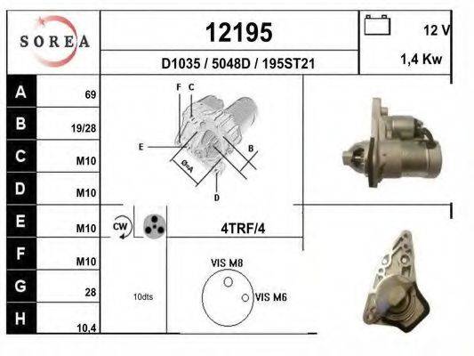 SNRA NI9070 Стартер