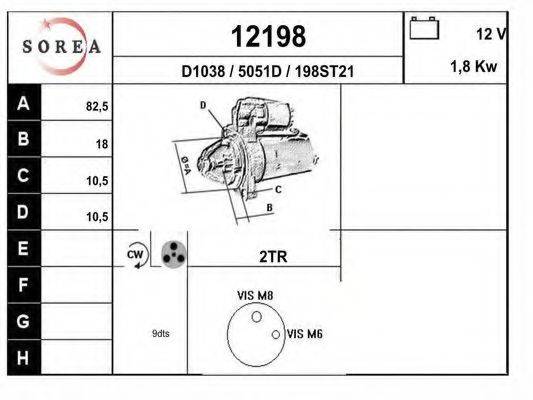 SNRA OP9042 Стартер
