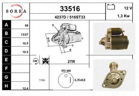 EAI 33516 Стартер