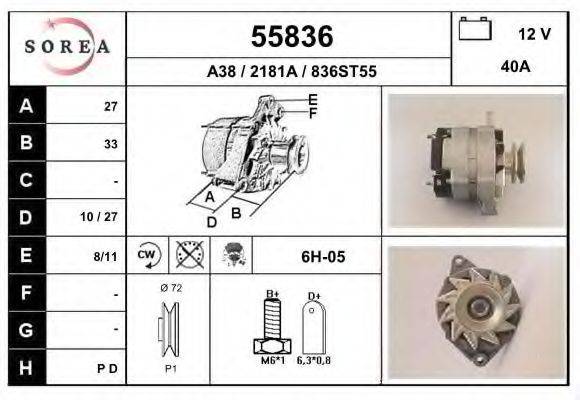 DA SILVA 010442 Генератор