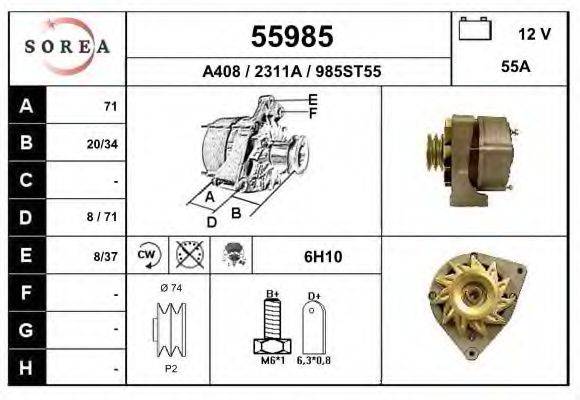 DA SILVA 016305 Генератор