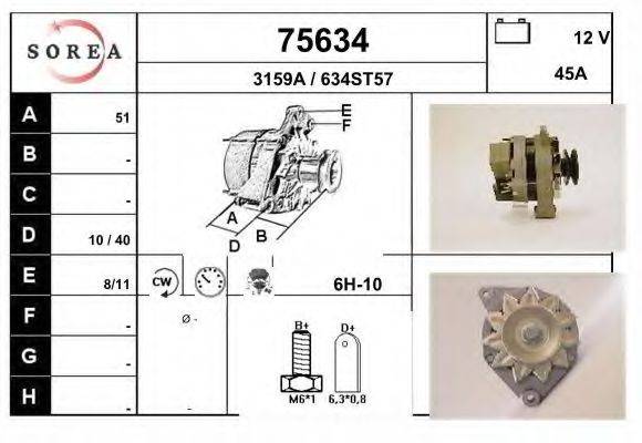 VALEO 102794 Генератор