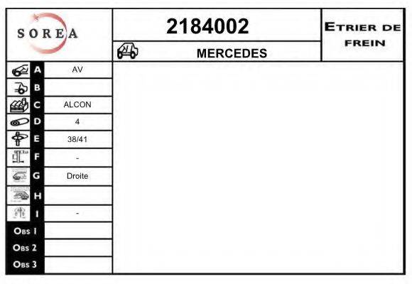 EAI 2184002 Гальмівний супорт