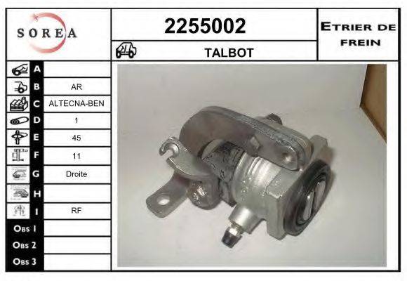 EAI 2255002 Гальмівний супорт