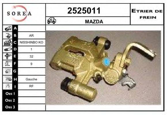 EAI 2525011 Гальмівний супорт