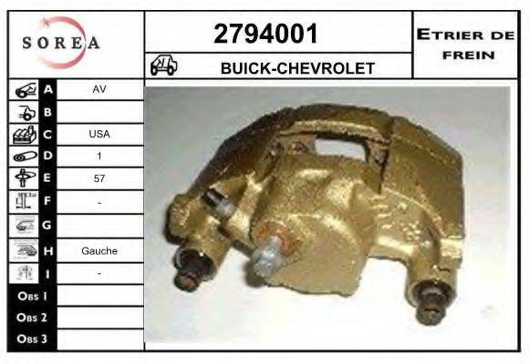 EAI 2794001 Гальмівний супорт