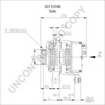 PRESTOLITE ELECTRIC 20110186