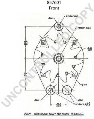 PRESTOLITE ELECTRIC 857601 Генератор