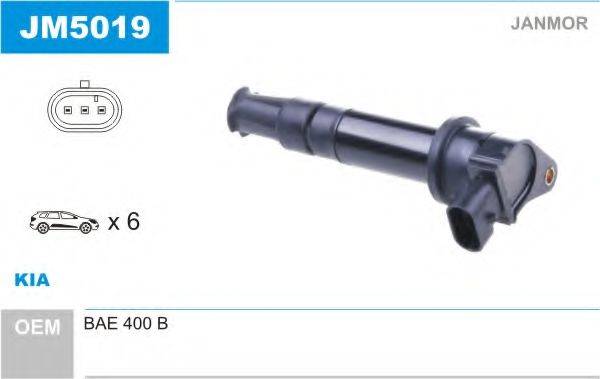 JANMOR JM5019 Котушка запалювання