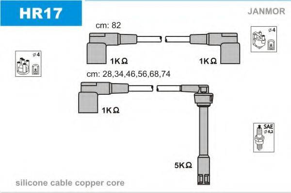 FAE 83840 Комплект дротів запалювання