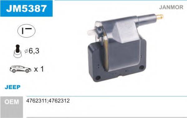 CHRYSLER 4762311 Котушка запалювання