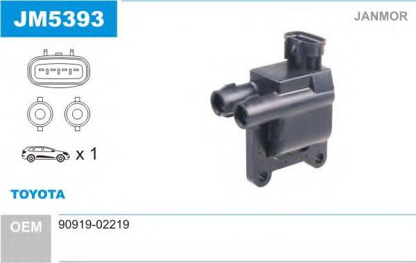 TOYOTA 90919-02219 Котушка запалювання