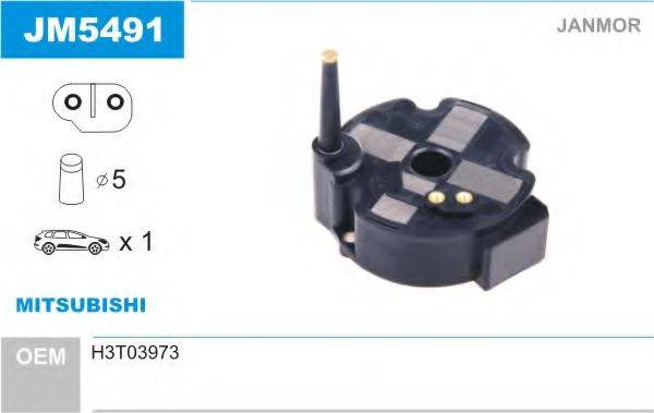 MITSUBISHI H3T03973 Котушка запалювання