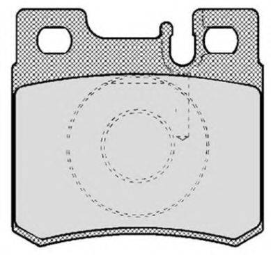 RAICAM 481.0 Комплект гальмівних колодок, дискове гальмо