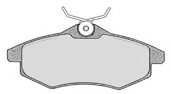 RAICAM 23406 Комплект гальмівних колодок, дискове гальмо