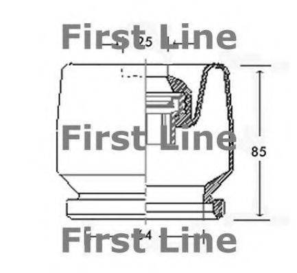 FAI AUTOPARTS BK557 Пильовик, приводний вал