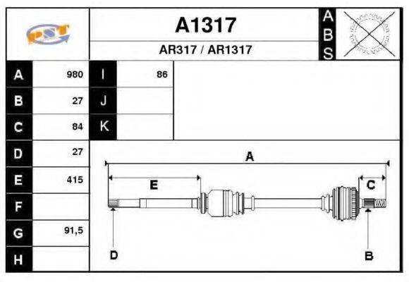 SNRA A1317