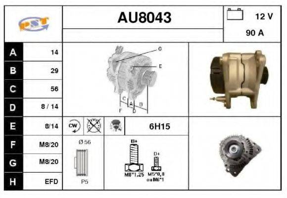 SNRA AU8043