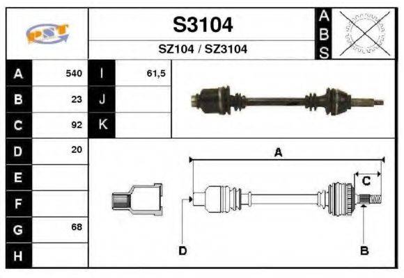 SNRA S3104