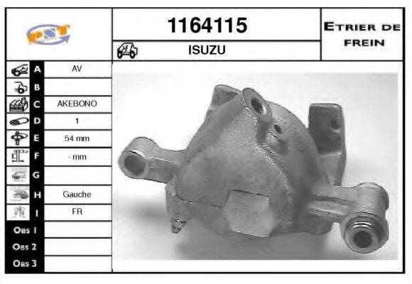 BUDWEG CALIPER 341214 Гальмівний супорт