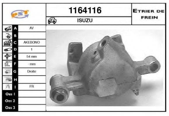 BUDWEG CALIPER 341215 Гальмівний супорт