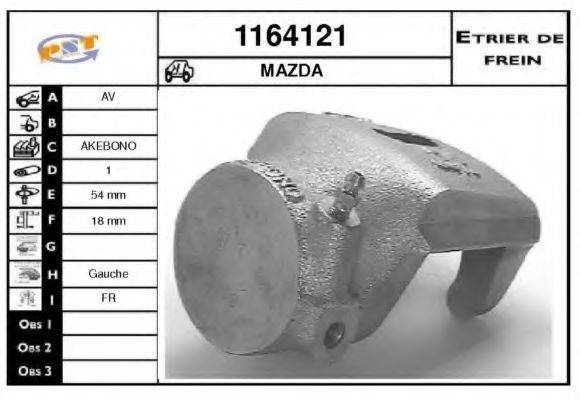MAZDA 811833990A Гальмівний супорт