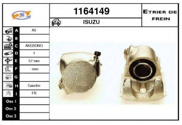 BUDWEG CALIPER 34080 Гальмівний супорт