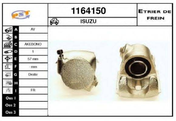 BUDWEG CALIPER 34081 Гальмівний супорт