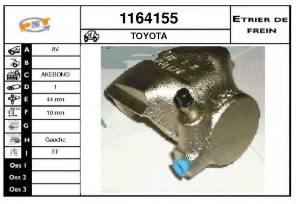BUDWEG CALIPER 34298 Гальмівний супорт