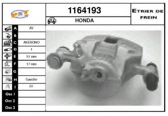 BUDWEG CALIPER 341720 Гальмівний супорт