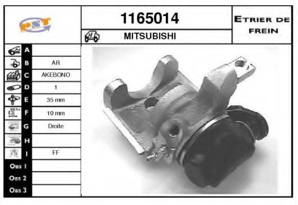 BUDWEG CALIPER 34765 Гальмівний супорт