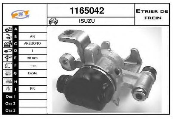 BUDWEG CALIPER 341217 Гальмівний супорт