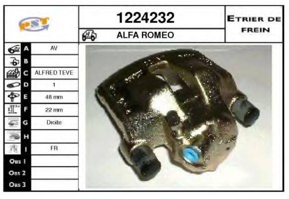FIAT 54780.80000.00 Гальмівний супорт