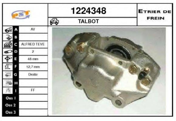 PEUGEOT 4061000 Гальмівний супорт