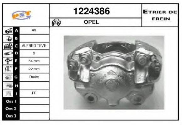 SNRA 1224386 Гальмівний супорт