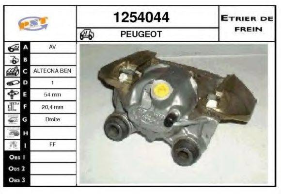 PEUGEOT 4400 78 Гальмівний супорт