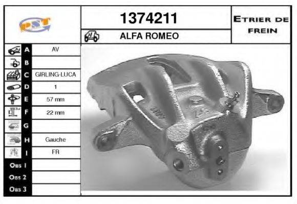 FIAT 9944721 Гальмівний супорт
